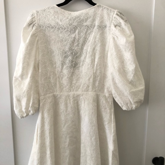 Nicholas White Danni Broderie Mini Dress 8 - Picture 9 of 12